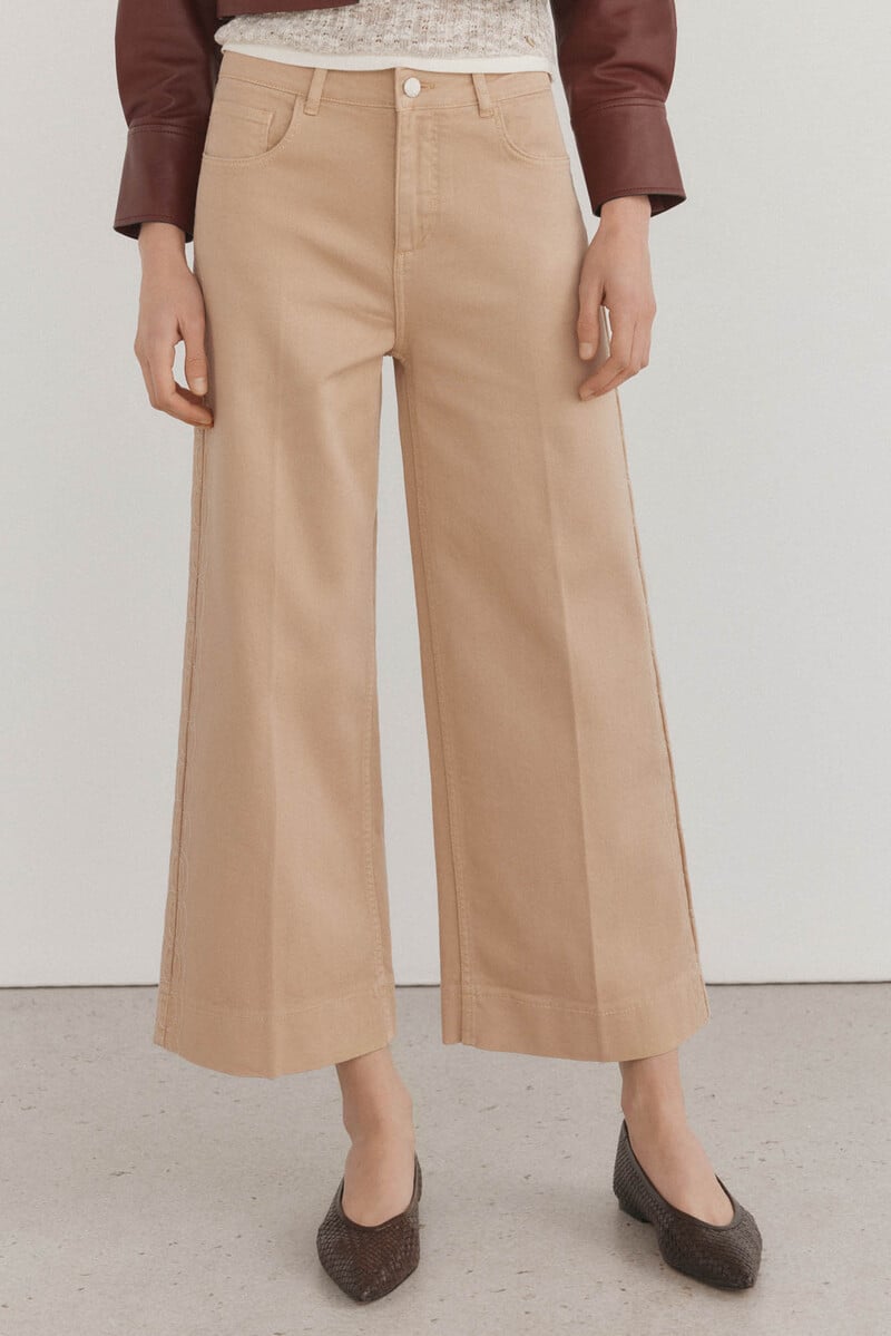 pedro del hierro Jeans wide leg flare Solo queda un día