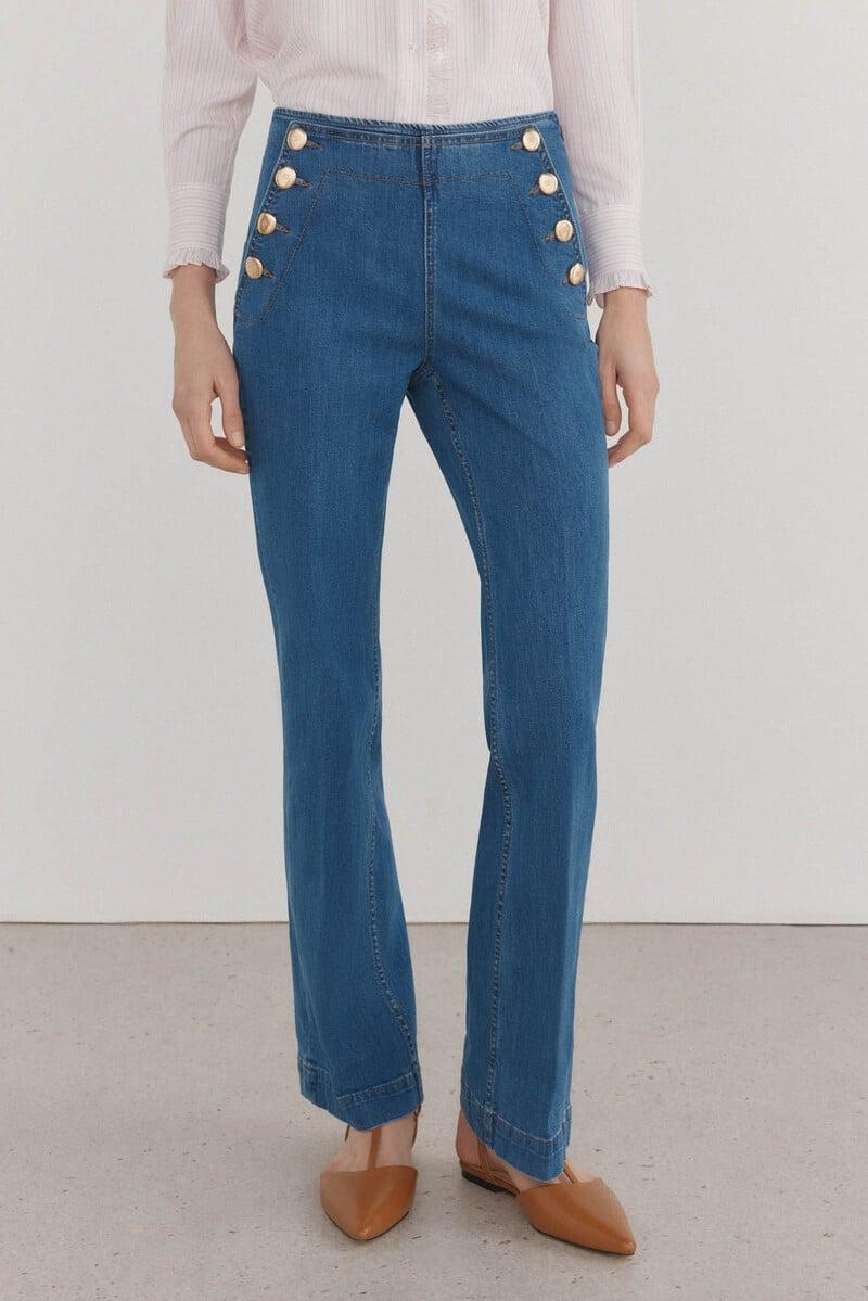 pedro del hierro Jeans flare full length Liquidación