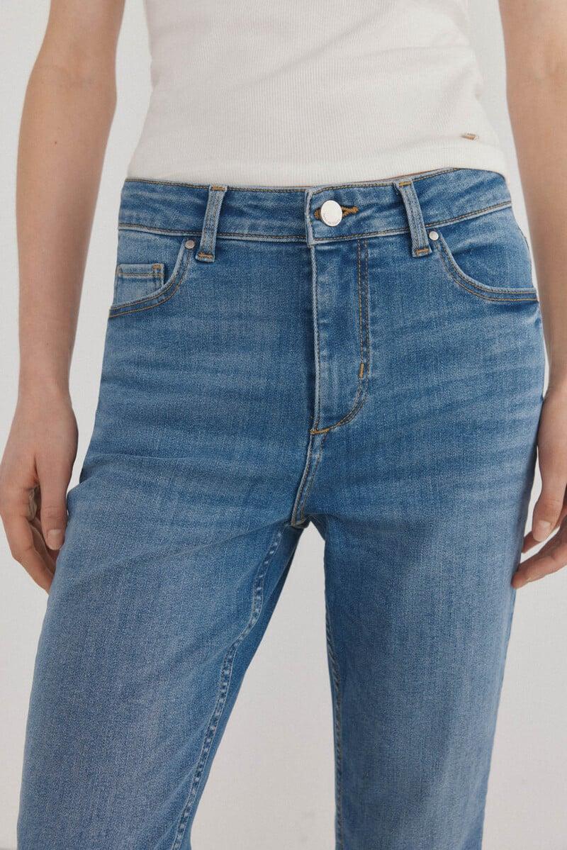 pedro del hierro Jeans flare cropped Rebajas de fin de temporada
