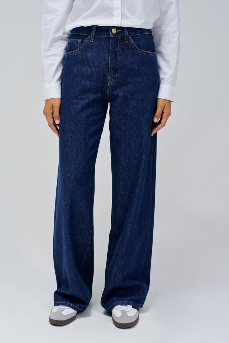 pedro del hierro Jeans wide leg Venta caliente