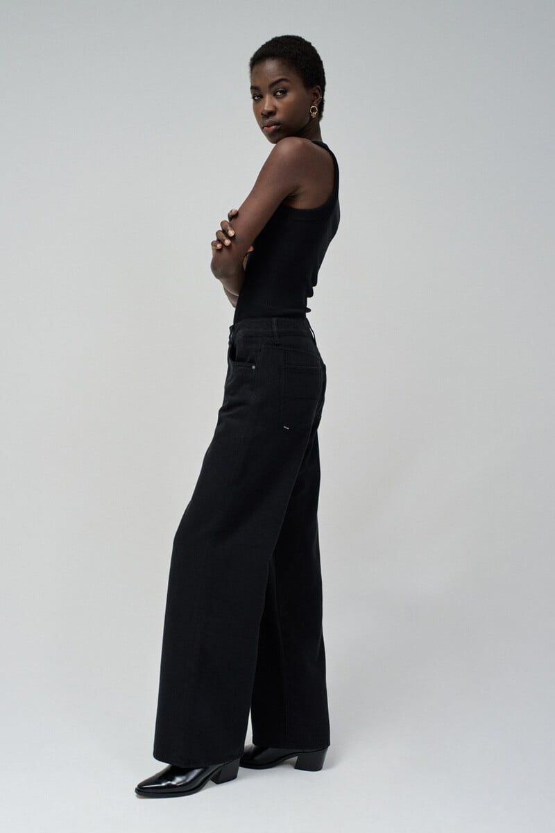 pedro del hierro Jeans wide leg En oferta