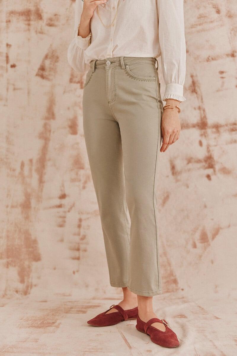 pedro del hierro Piedad. Jeans bordados Rebajas baratas