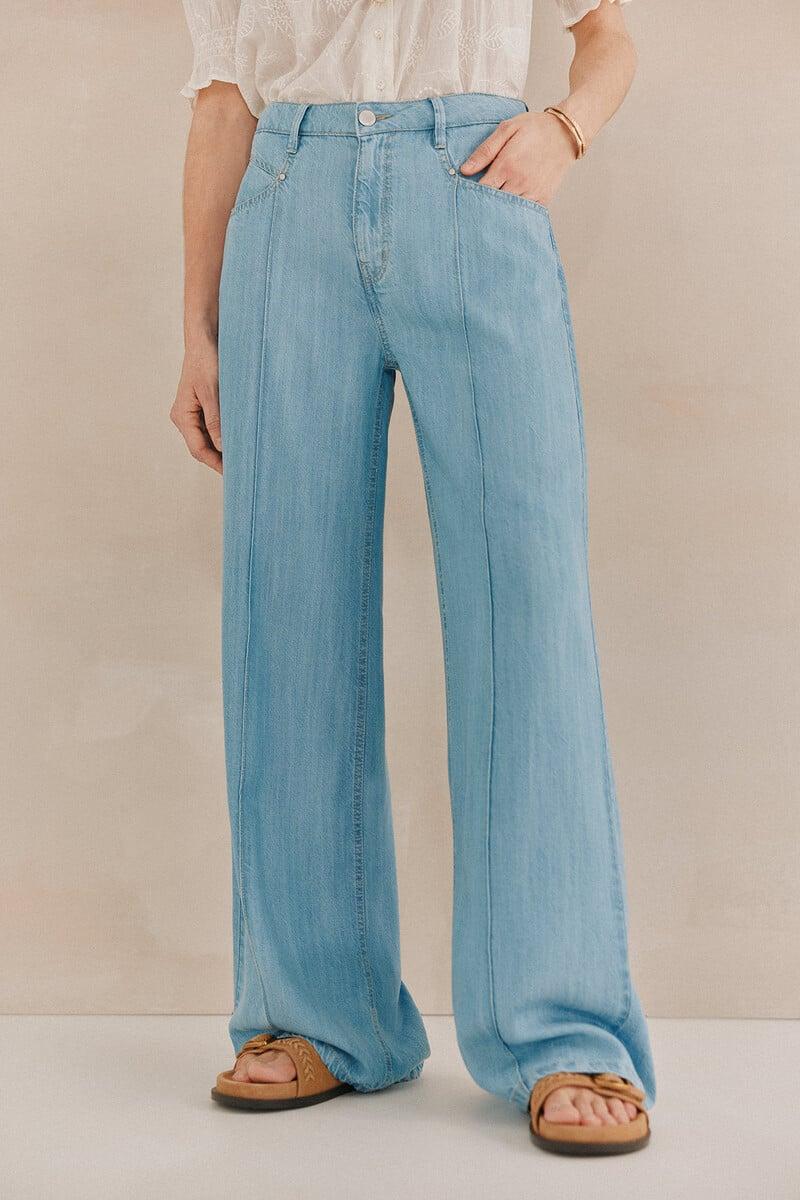 pedro del hierro Bruna. Pantalón fluído Descuento