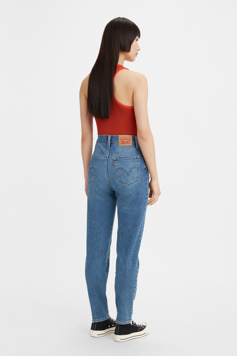 pedro del hierro Jeans Mom Tiro Alto Rebajas online