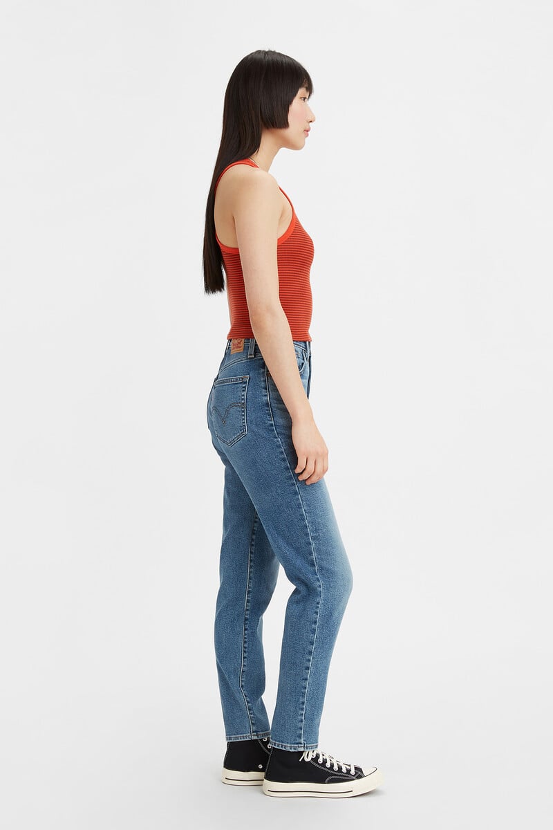 pedro del hierro Jeans Mom Tiro Alto Rebajas online