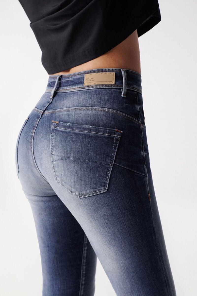pedro del hierro Vaqueros faith push in cropped lavado premium