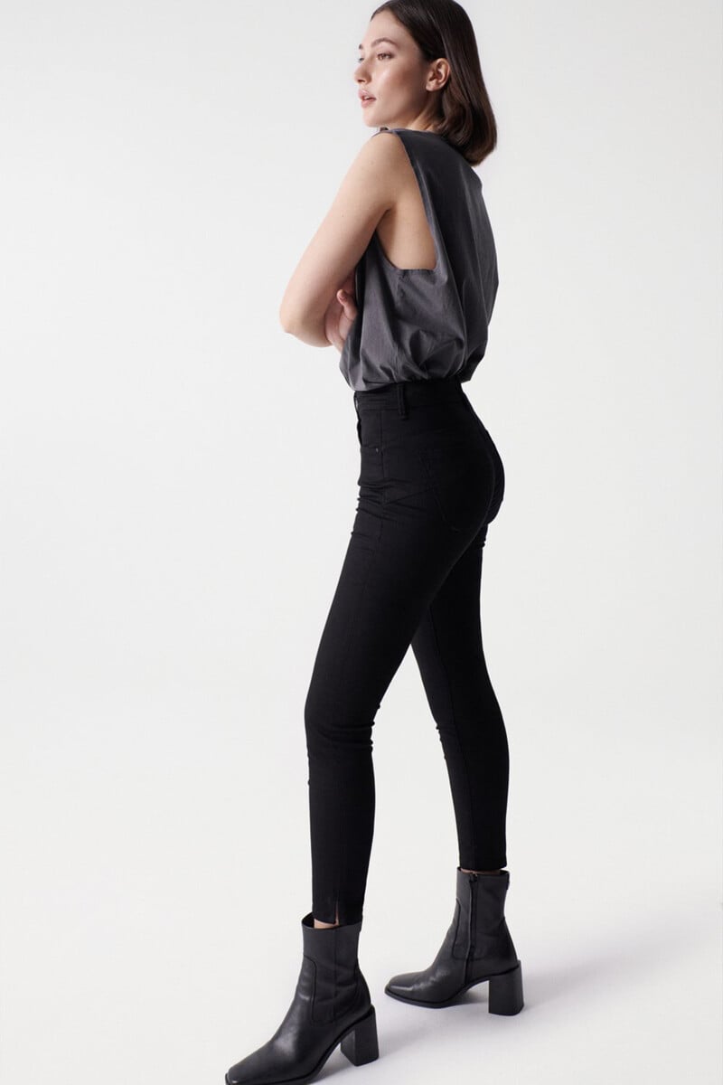 pedro del hierro Vaqueros faith push in cropped Precio de fábrica