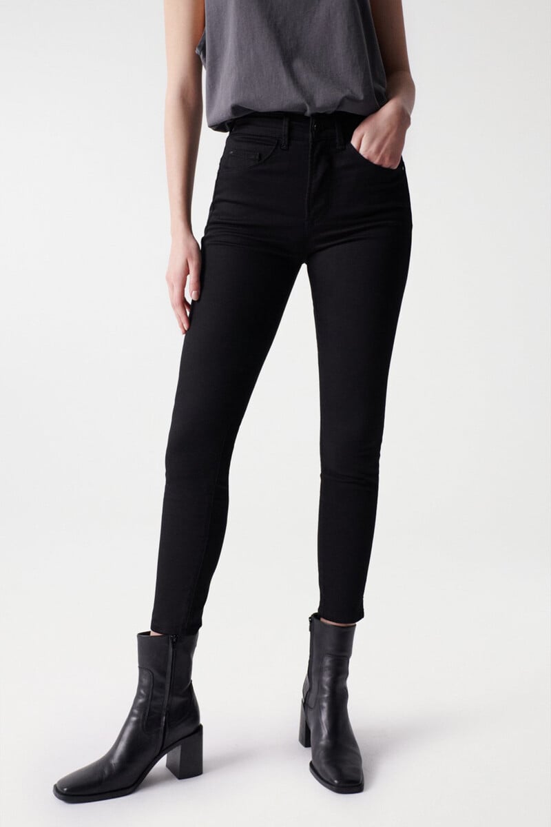 pedro del hierro Vaqueros faith push in cropped Precio de fábrica