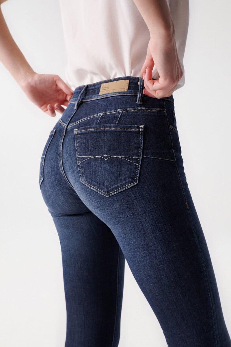pedro del hierro Vaqueros destiny push up skinny con lavado oscuro Promoción por tiempo limitado