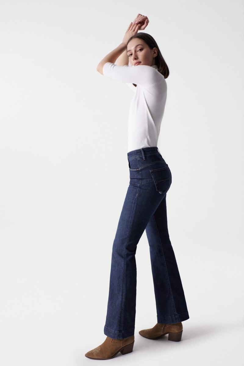 pedro del hierro Vaqueros faith push in flare Solo hoy
