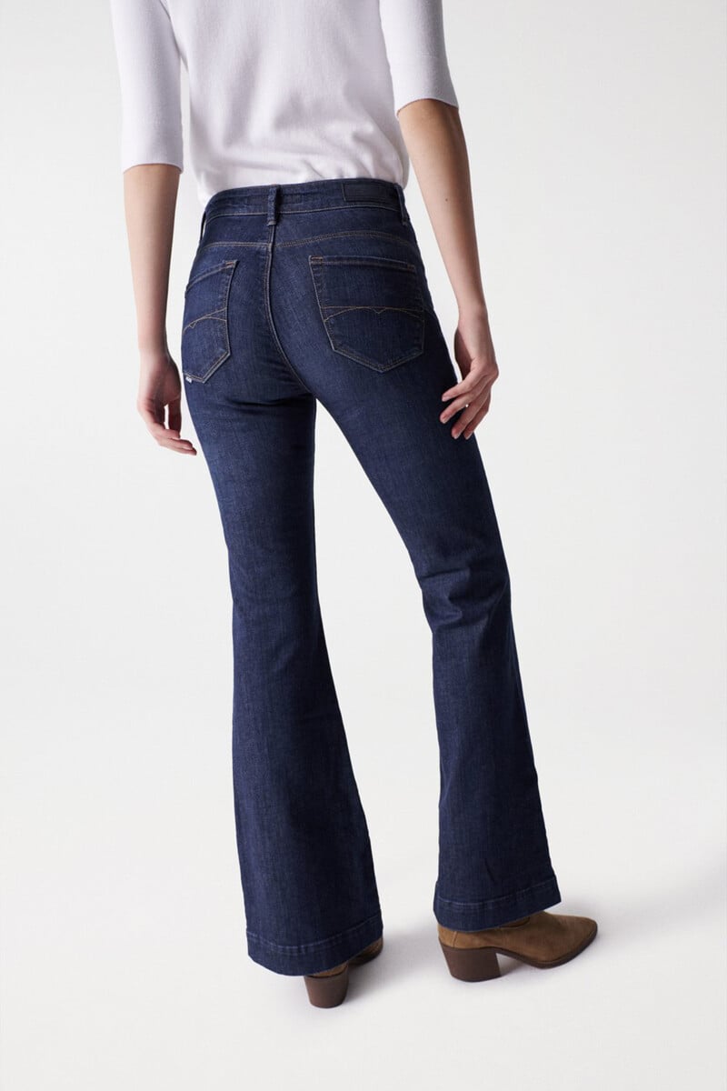 pedro del hierro Vaqueros faith push in flare Solo hoy