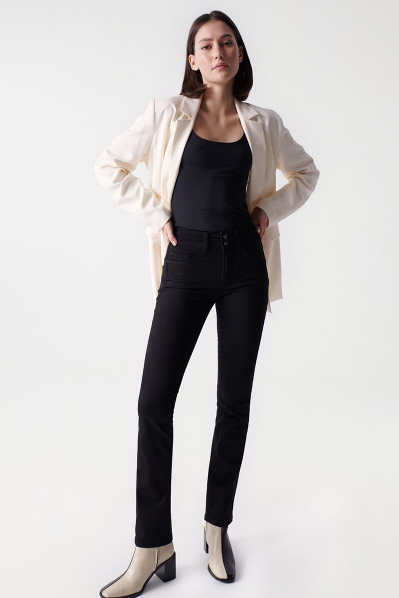 pedro del hierro Vaqueros secret push in slim true black Promoción trimestral