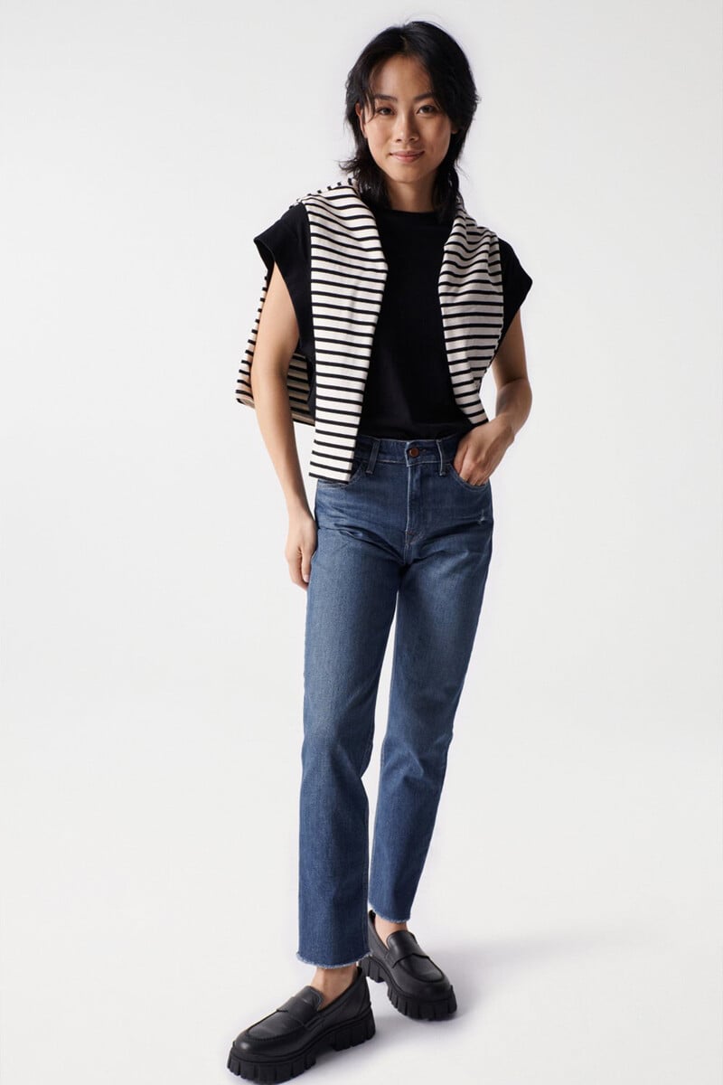 pedro del hierro Vaqueros true cropped slim Grandes descuentos