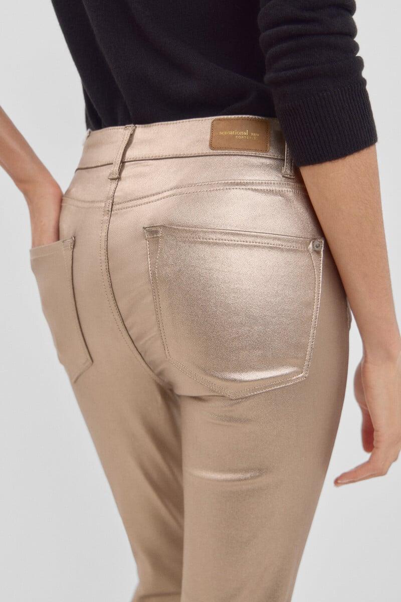 pedro del hierro Pantalones Sensational Resinados Última moda