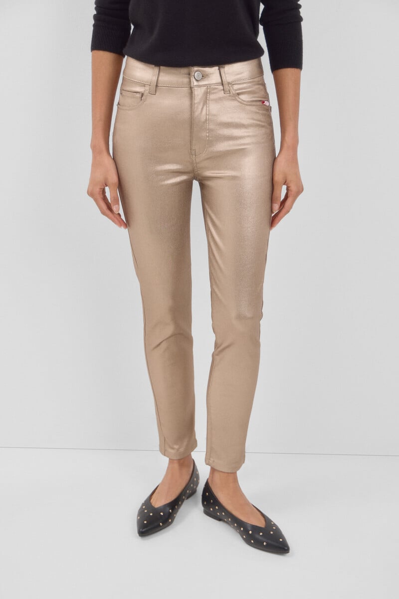 pedro del hierro Pantalones Sensational Resinados Última moda