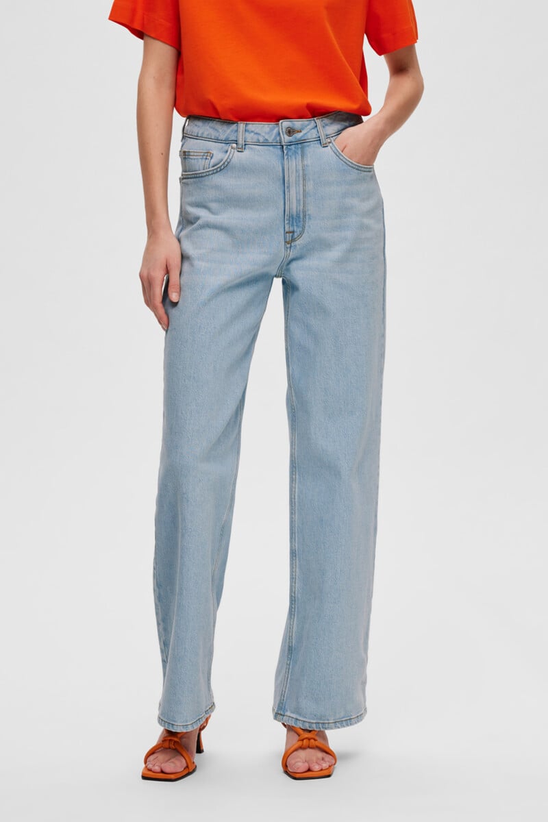 pedro del hierro Pantalón vaquero Wide Leg confeccionado con algodón orgánico Grandes ahorros