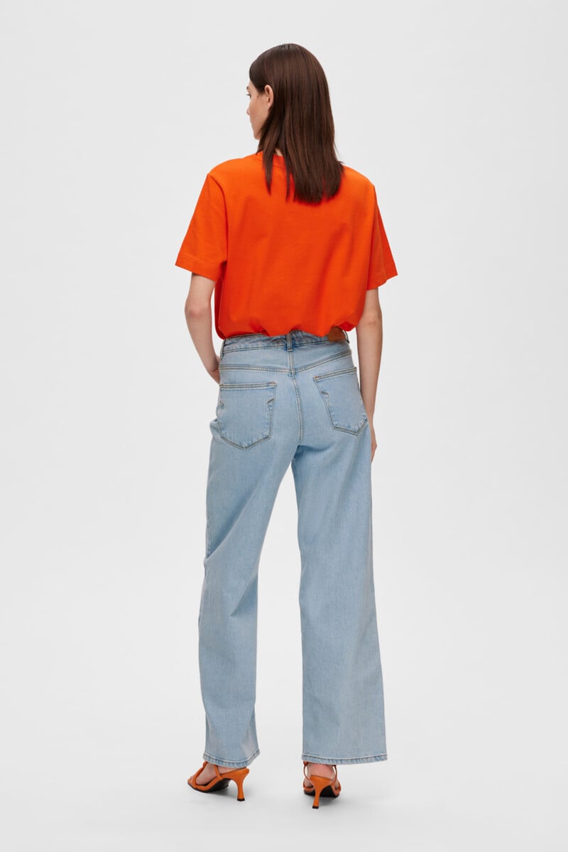 pedro del hierro Pantalón vaquero Wide Leg confeccionado con algodón orgánico Grandes ahorros