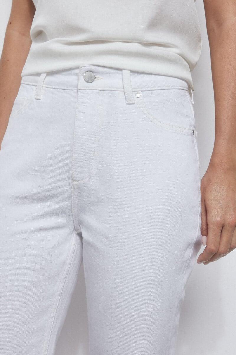pedro del hierro Pantalón vaquero skinny flare cropped Los más vendidos