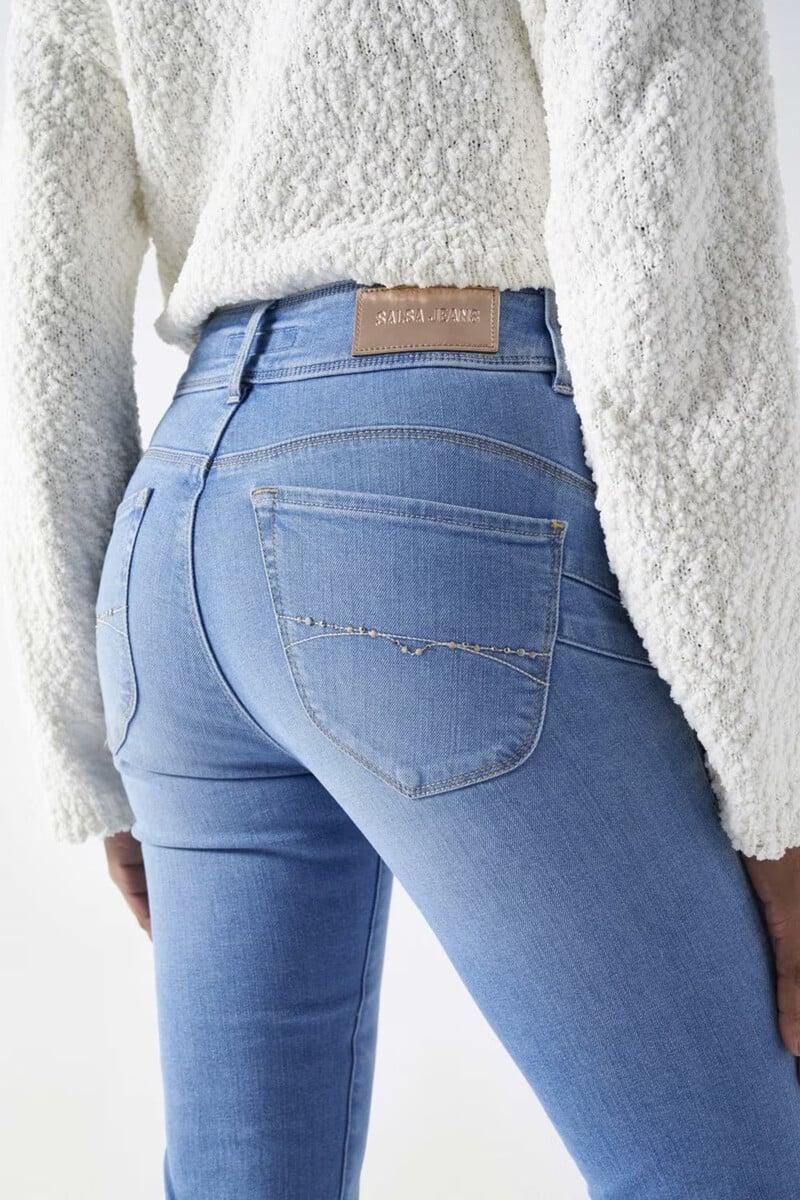 pedro del hierro Vaqueros secret push in slim con brillos Liquidación