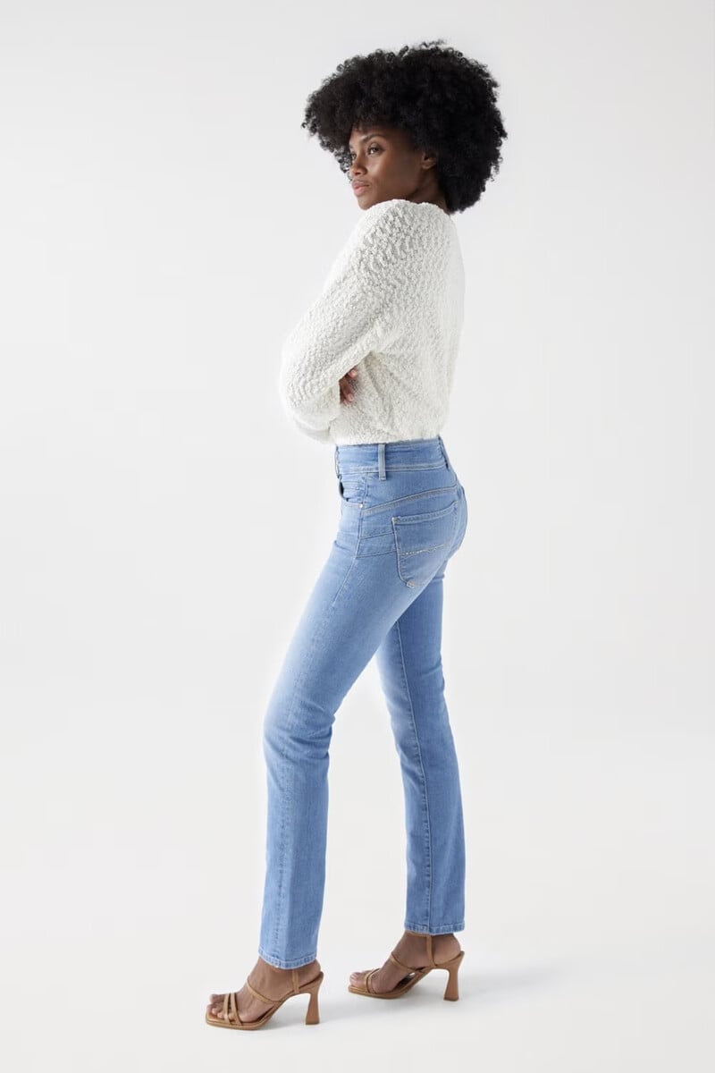 pedro del hierro Vaqueros secret push in slim con brillos Liquidación