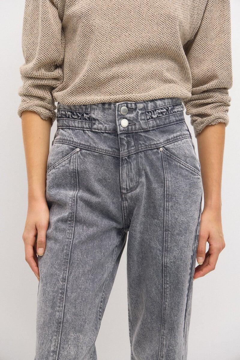 pedro del hierro Olinda. Jeans rectos con cortes Rebajas online