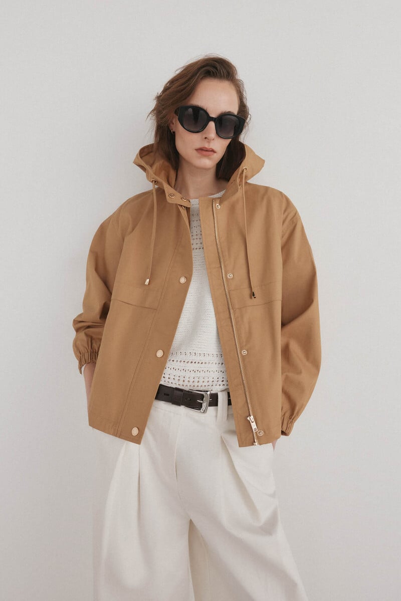 pedro del hierro Parka corta capucha