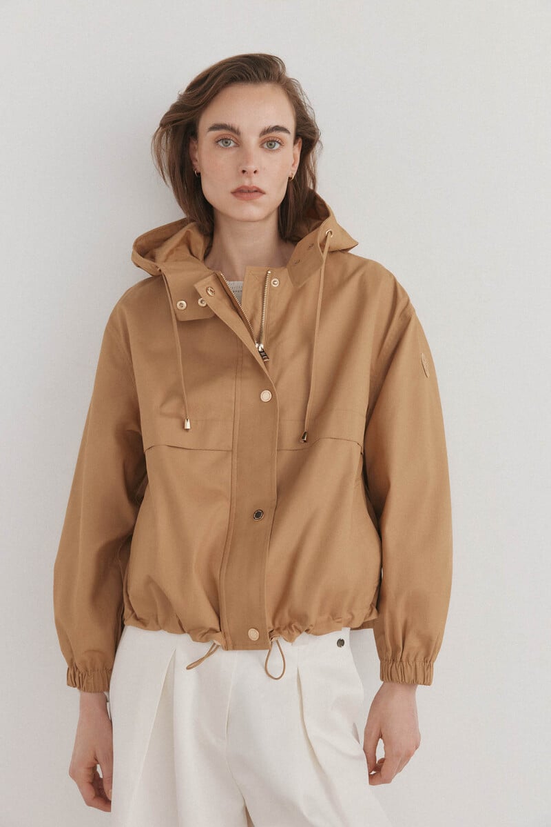 pedro del hierro Parka corta capucha Tienda de fábrica