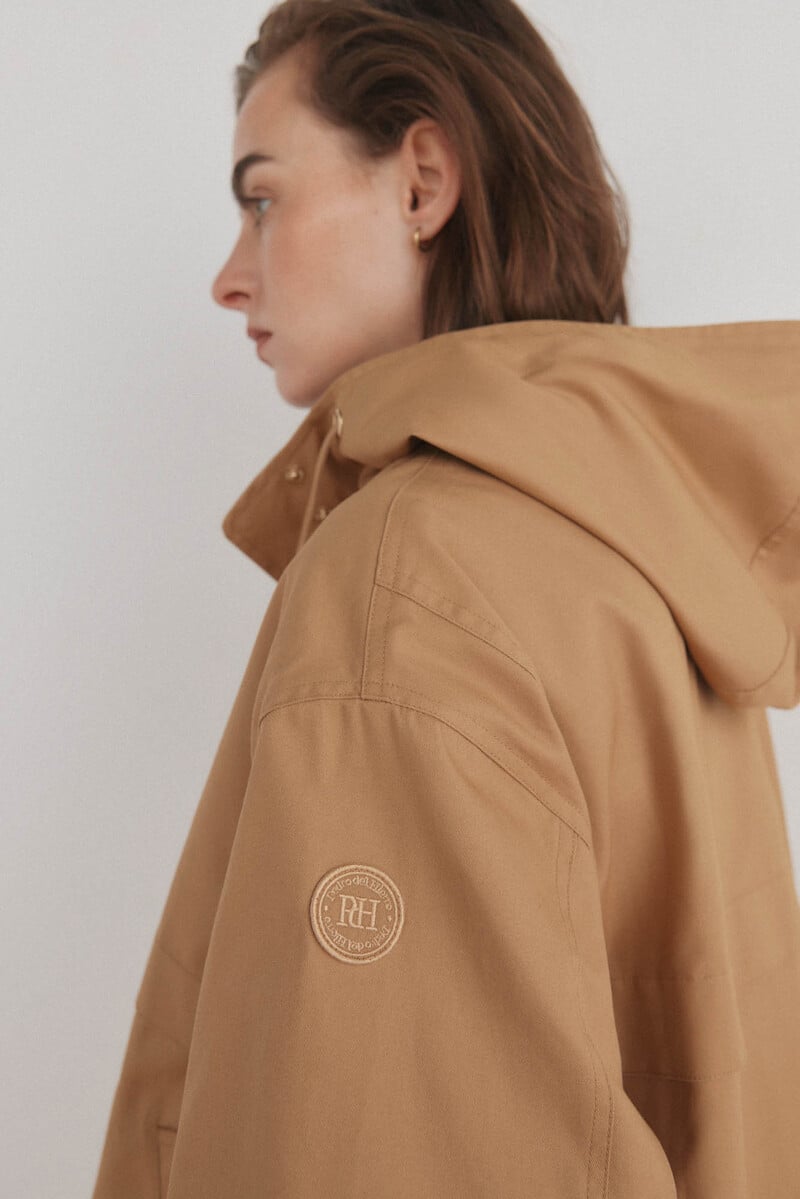 pedro del hierro Parka corta capucha Tienda de fábrica