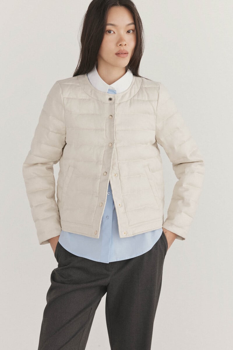 pedro del hierro Chaqueta corta acolchada Ahorra y exporta