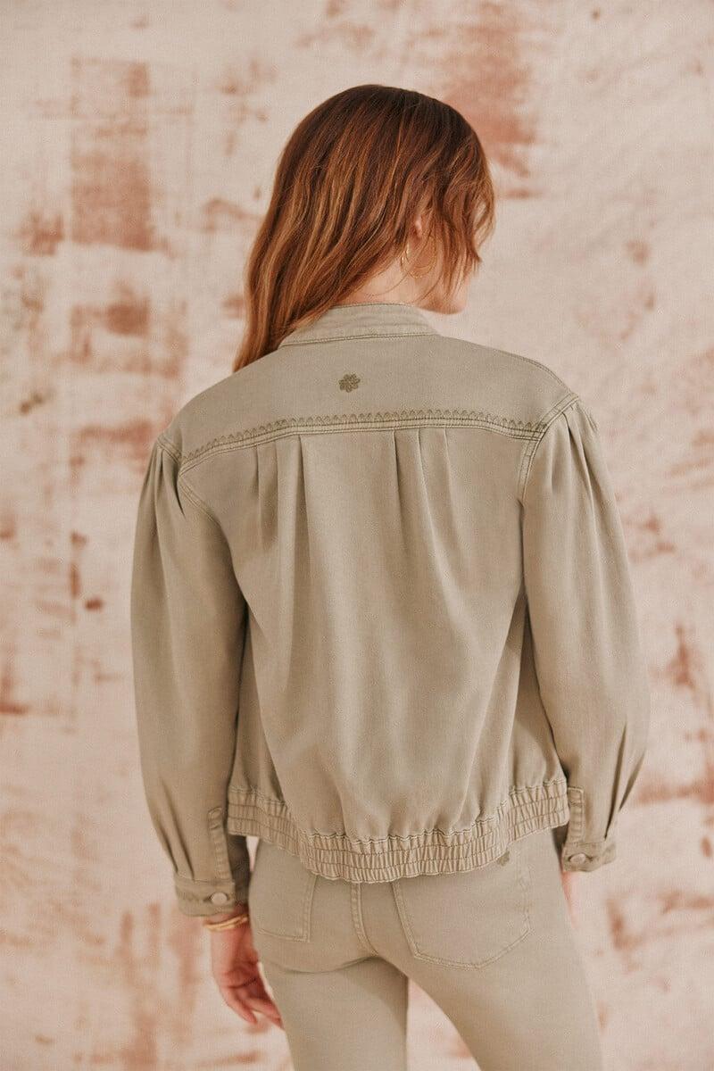 pedro del hierro Beatriz. Chaqueta bomber frunces Libre de impuestos