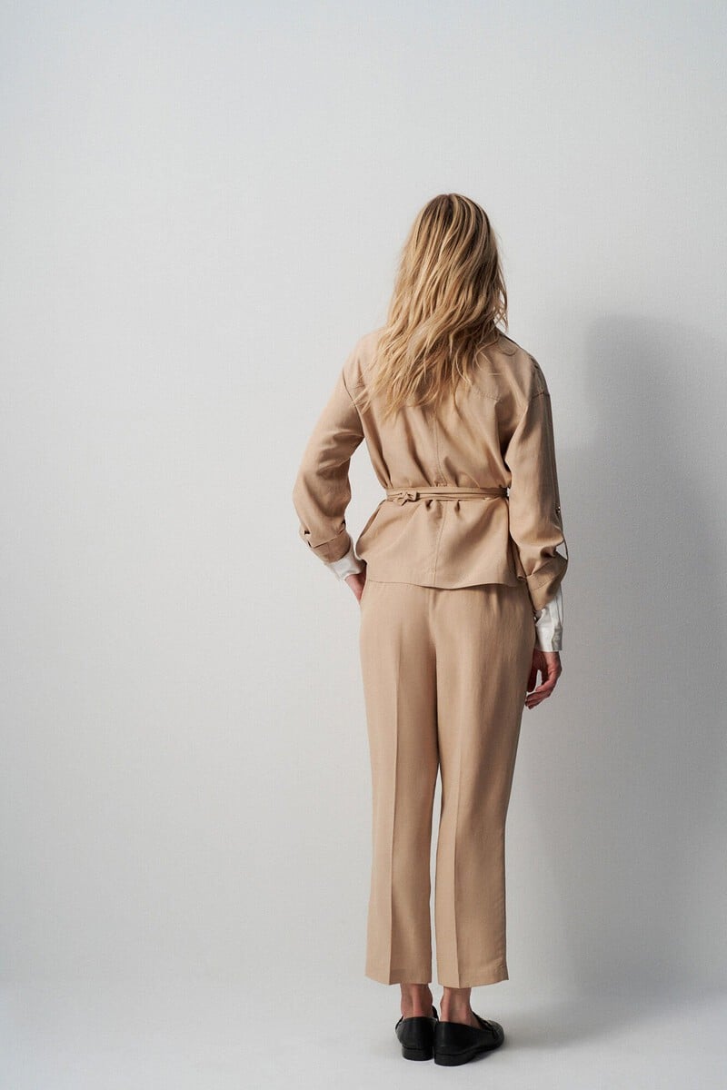 pedro del hierro Chaqueta con lino Última moda