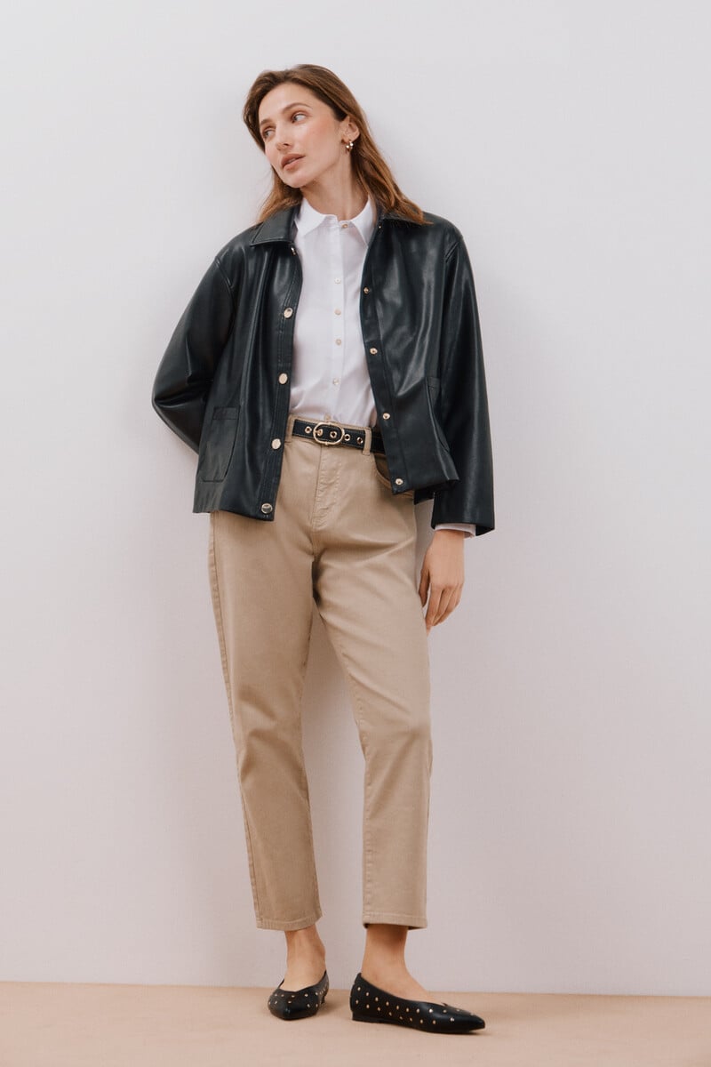 pedro del hierro Chaqueta efecto piel Devoluciones gratuitas