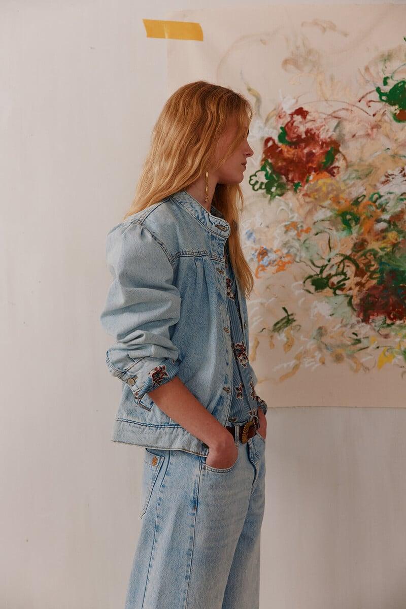 pedro del hierro Blanca. Chaqueta bomber denim Rebajas