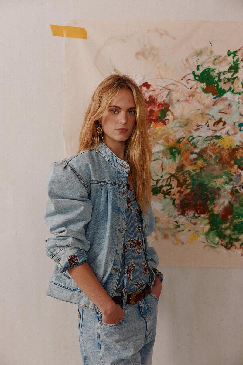 pedro del hierro Blanca. Chaqueta bomber denim Rebajas