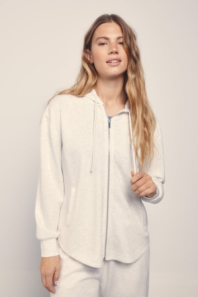 pedro del hierro Chaqueta modal tacto suave gris Rebajas baratas