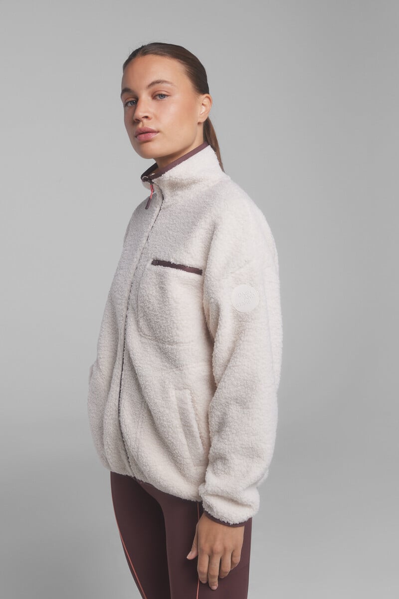 pedro del hierro Chaqueta borreguito beige Liquidación
