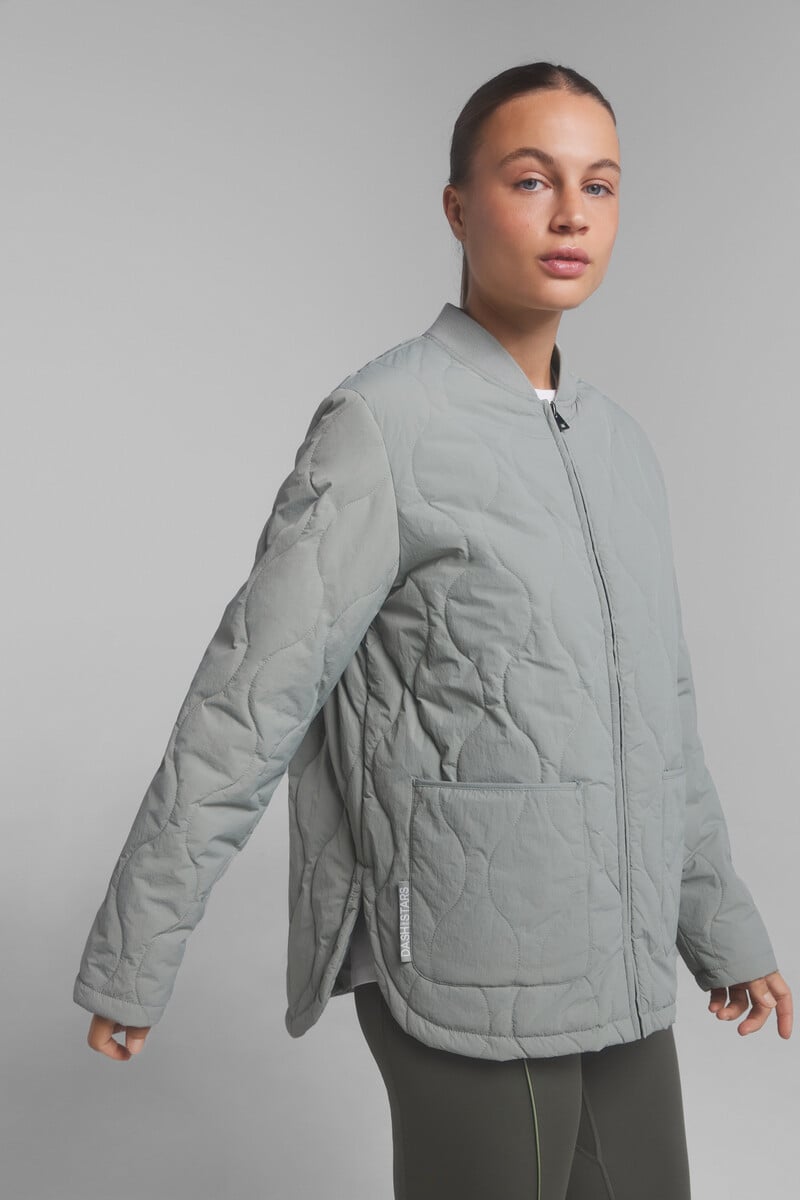 pedro del hierro Chaqueta técnica acolchada kaki Mejor oferta