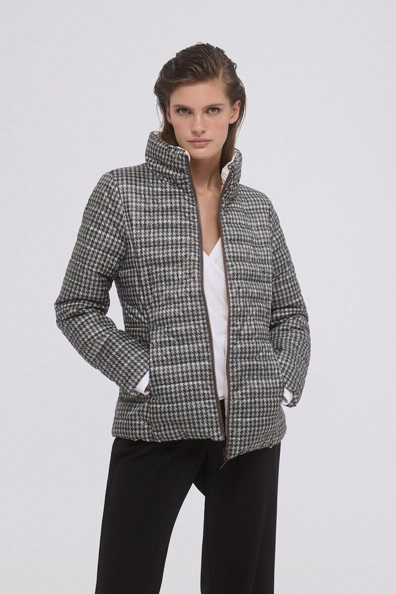 pedro del hierro Chaqueta acolchada reversible estampada Precios de Black Friday