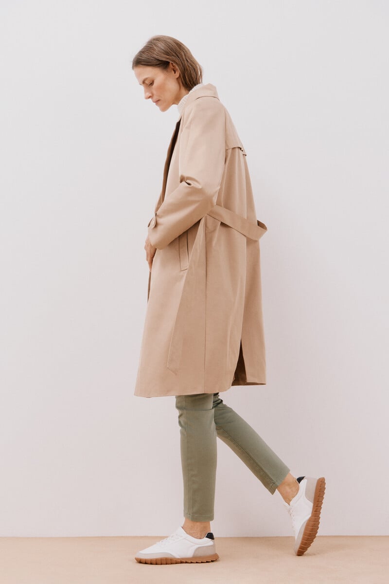 pedro del hierro Gabardina larga waterrrepelent Descuento por venta flash