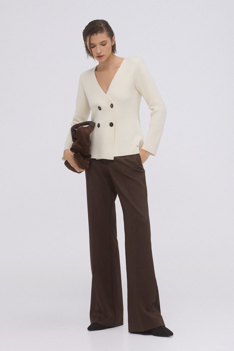 pedro del hierro Chaqueta cruzada botón cuerno Rebajas de fin de temporada