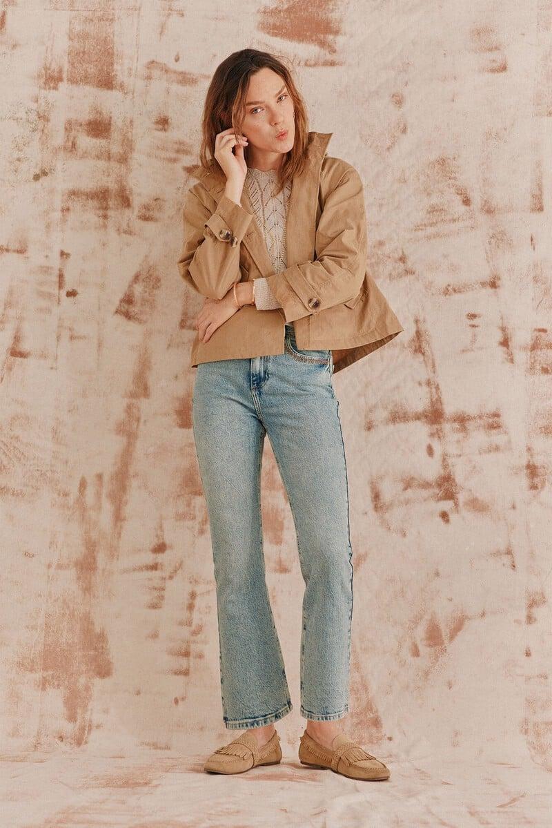 pedro del hierro Daniela. Gabardina corta En línea