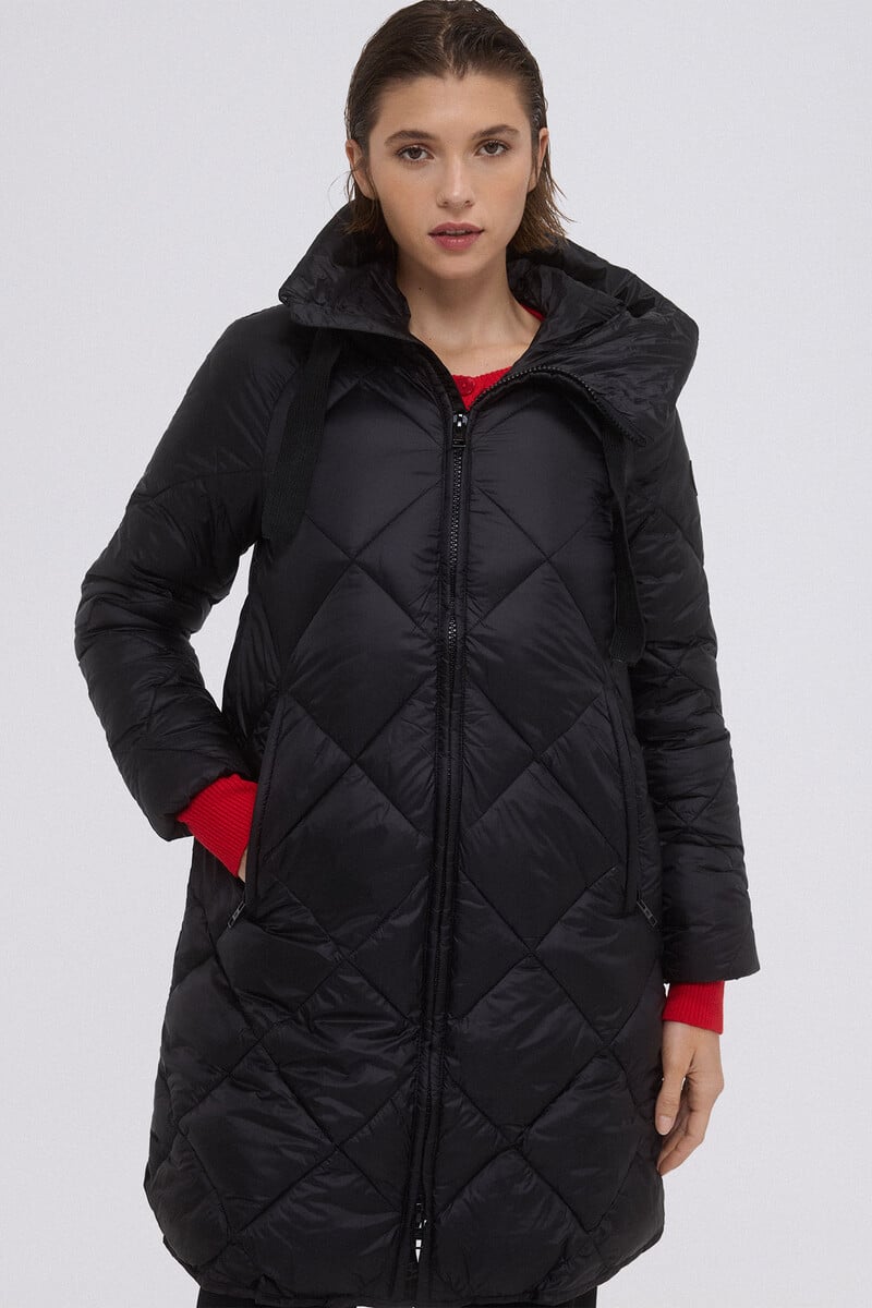 pedro del hierro Parka larga capucha Outlet online