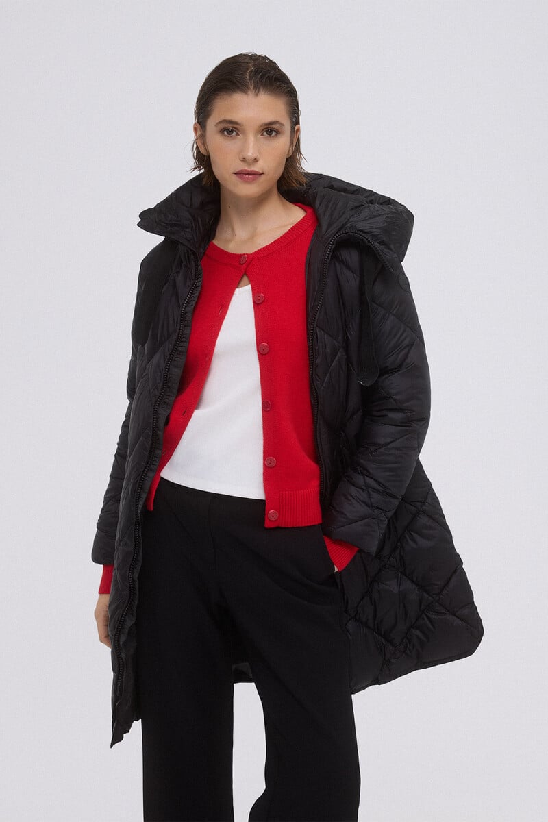pedro del hierro Parka larga capucha Outlet online