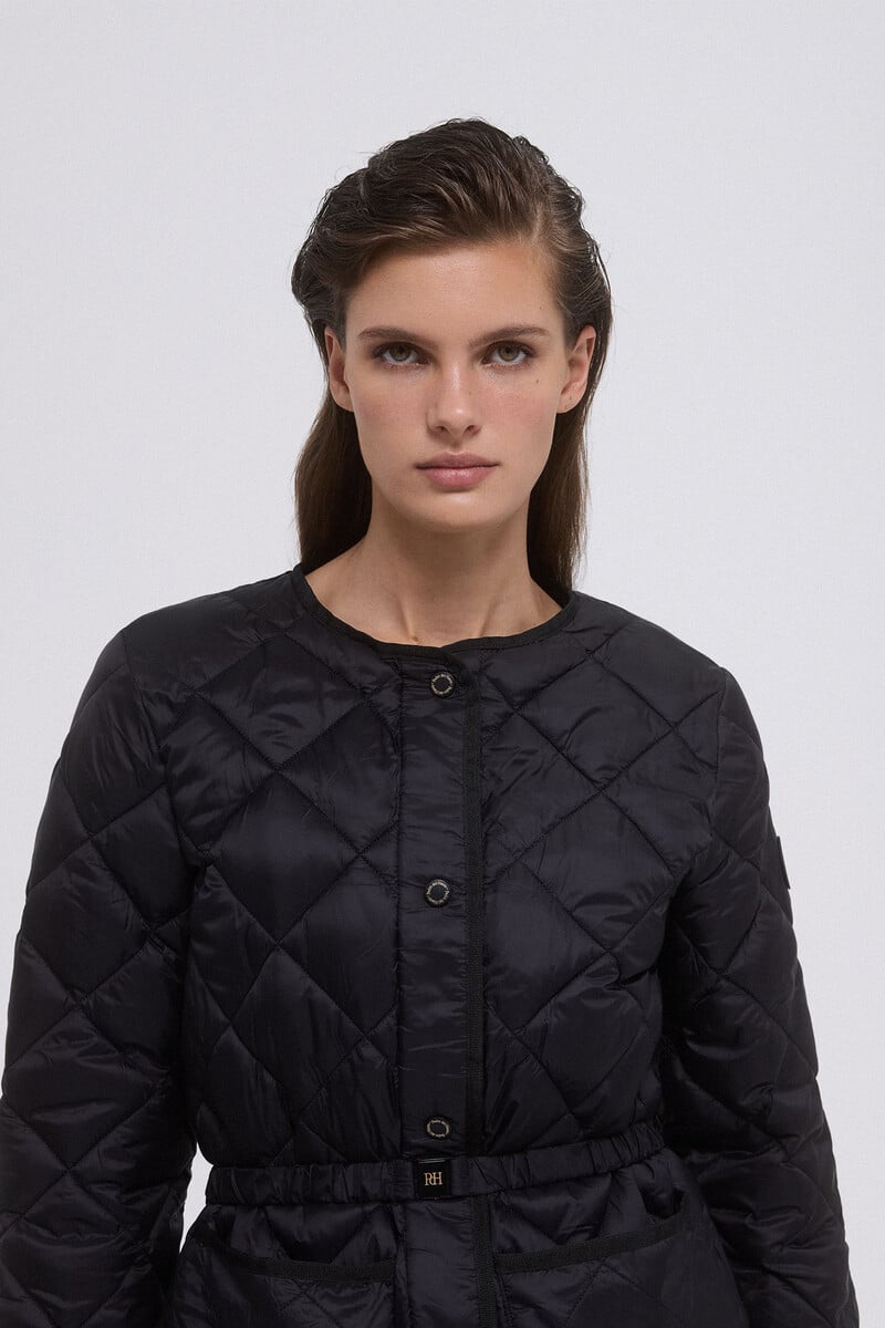 pedro del hierro Chaqueta acolchada cinturón En oferta