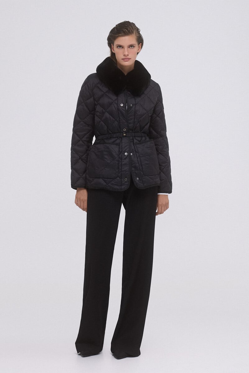 pedro del hierro Chaqueta acolchada cinturón En oferta