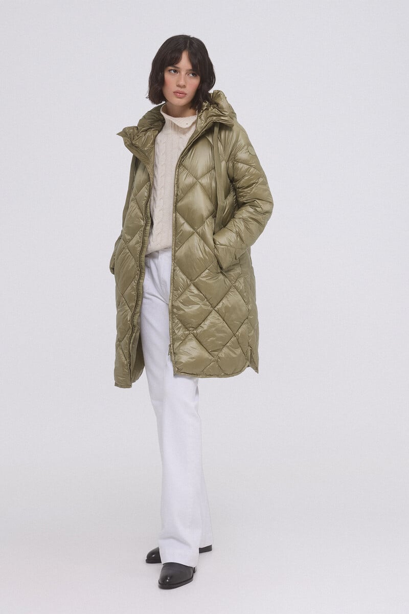 pedro del hierro Parka larga capucha Descuento