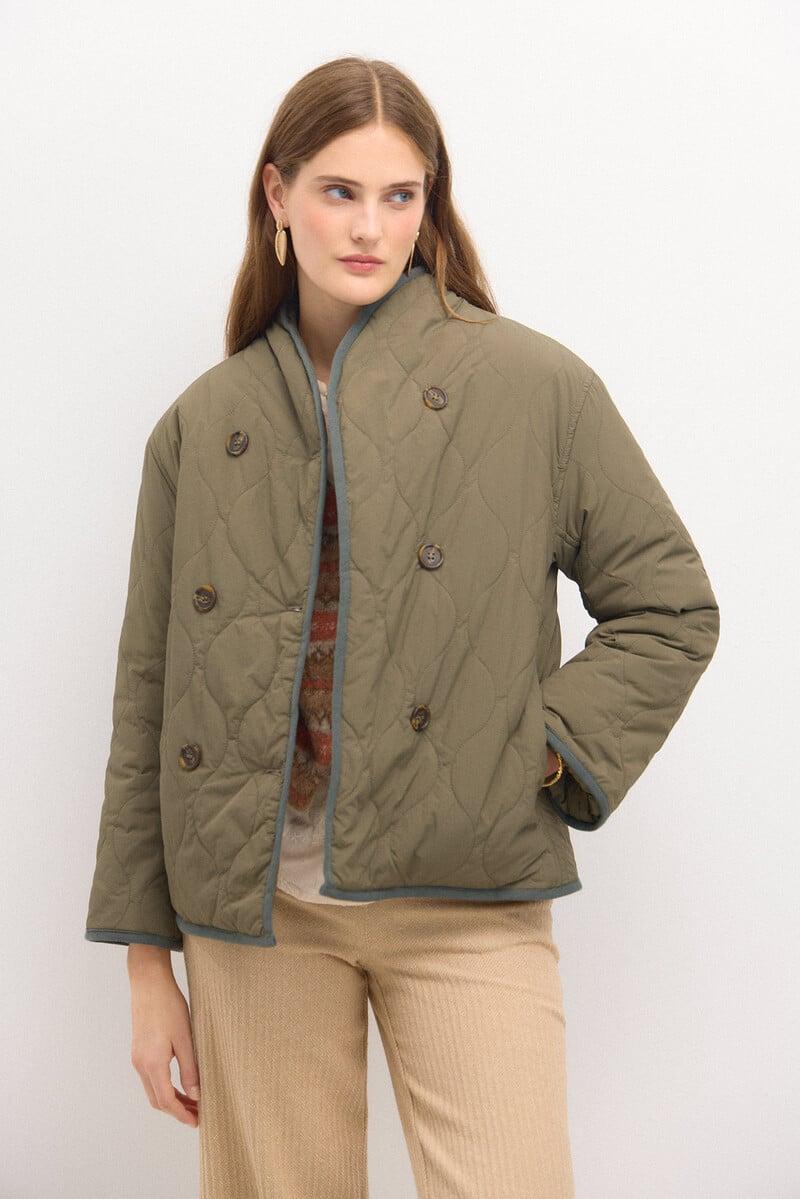 pedro del hierro Diana. Chaqueta acolchada con botones Rebajas top