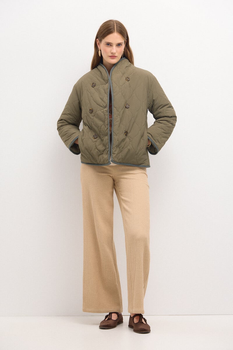 pedro del hierro Diana. Chaqueta acolchada con botones Rebajas top