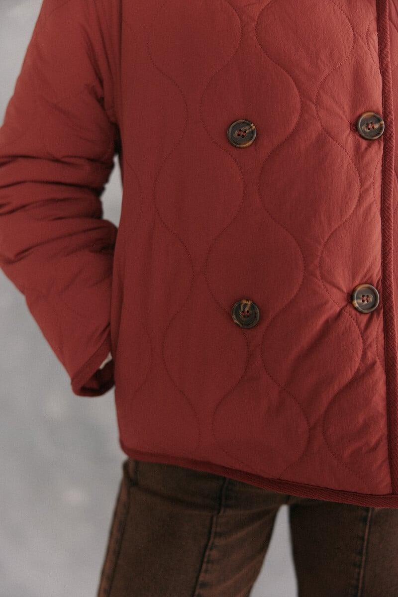 pedro del hierro Diana. Chaqueta acolchada con botones Precio de fábrica