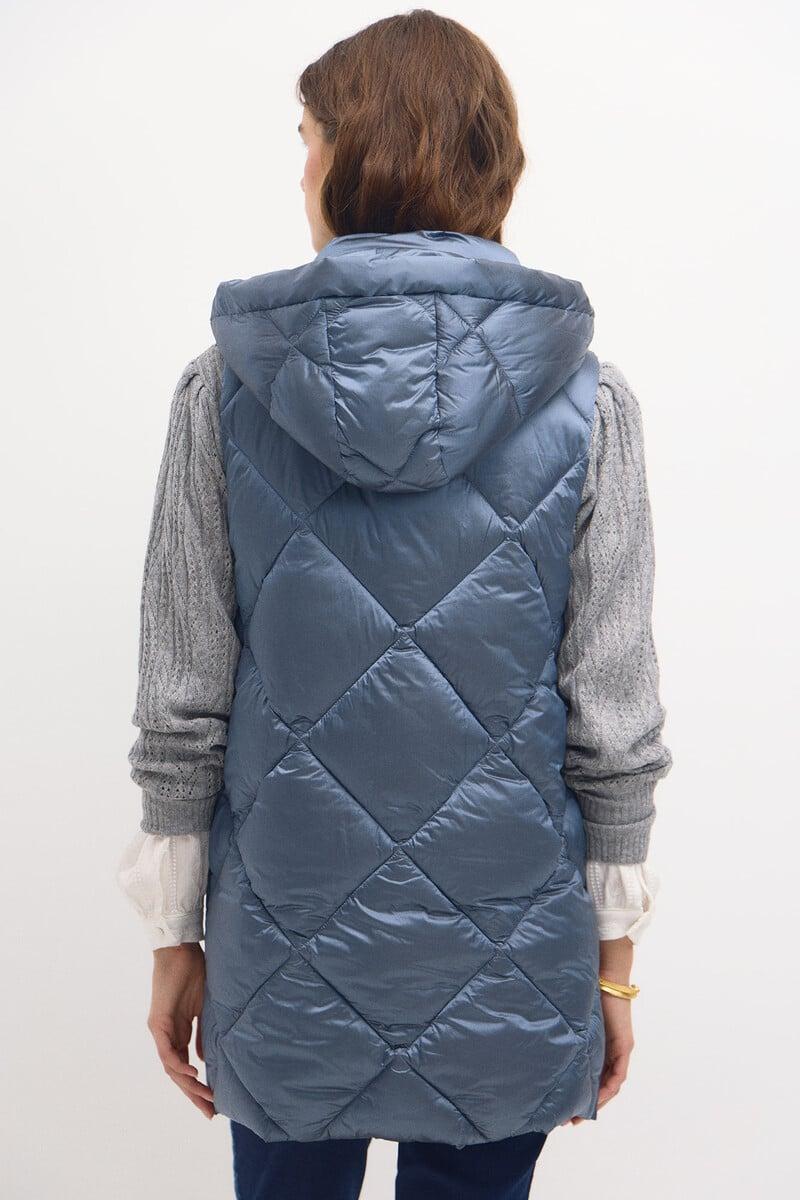 pedro del hierro Dafne. Chaleco acolchado metalizado Superdescuento